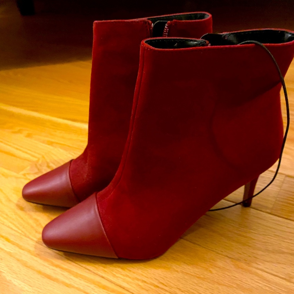 Express Deep Crimson Booties